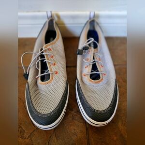 MEN'S XTRATUF DECK SHOES, GRAY. SIZE 11